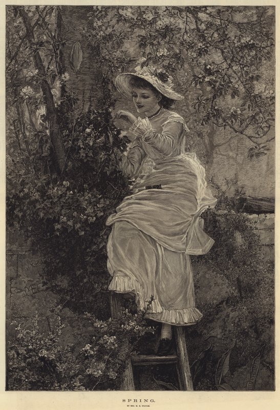 Primavera (incisione) da French School