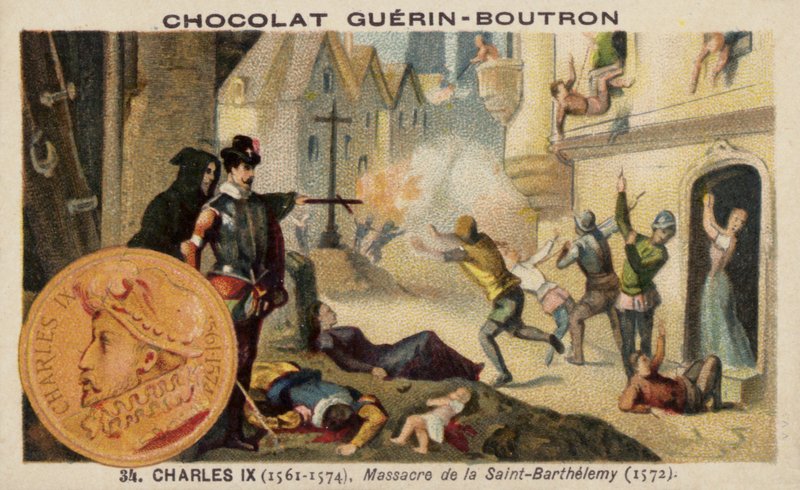 Massacro della notte di San Bartolomeo da French School