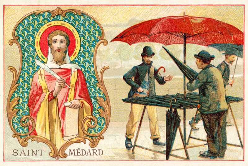 San Medardo, patrono del tempo da French School