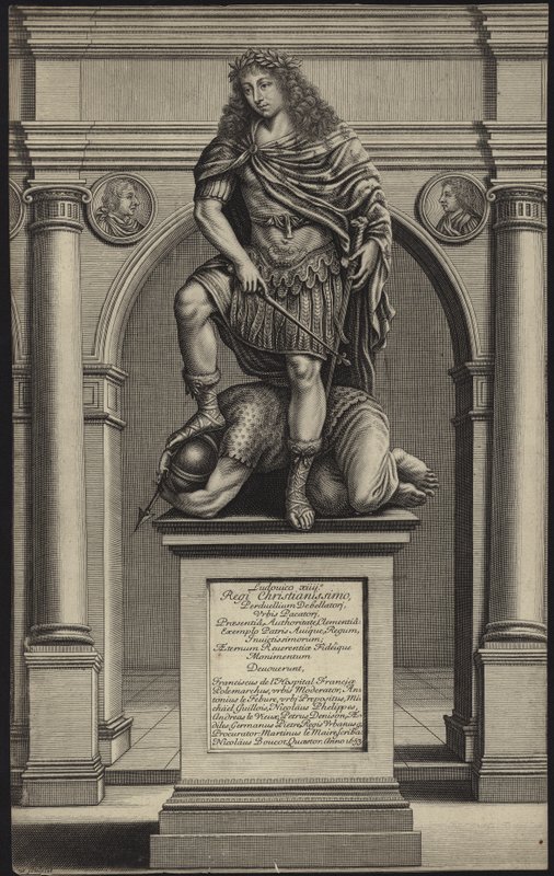 Statua del re Luigi XIII di Francia da French School
