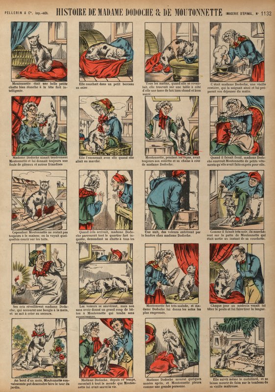 Storia di Madame Dodoche e del suo gatto Moutonnette da French School