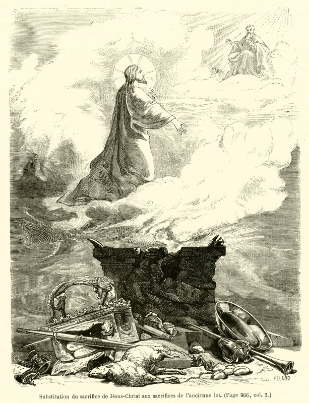 Sostituzione del sacrificio di Gesù Cristo ai sacrifici della vecchia legge da French School