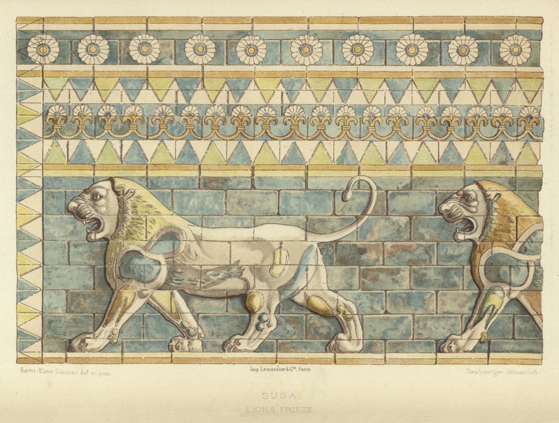 Susa, Fregio dei Leoni da French School