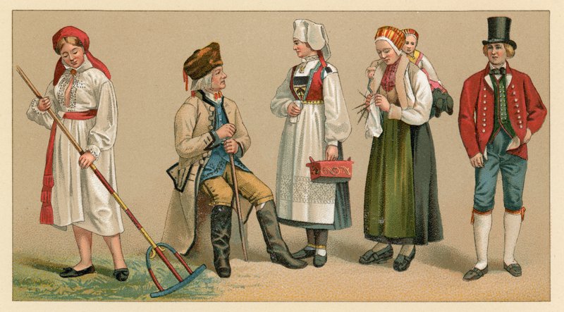 Costume svedese da French School