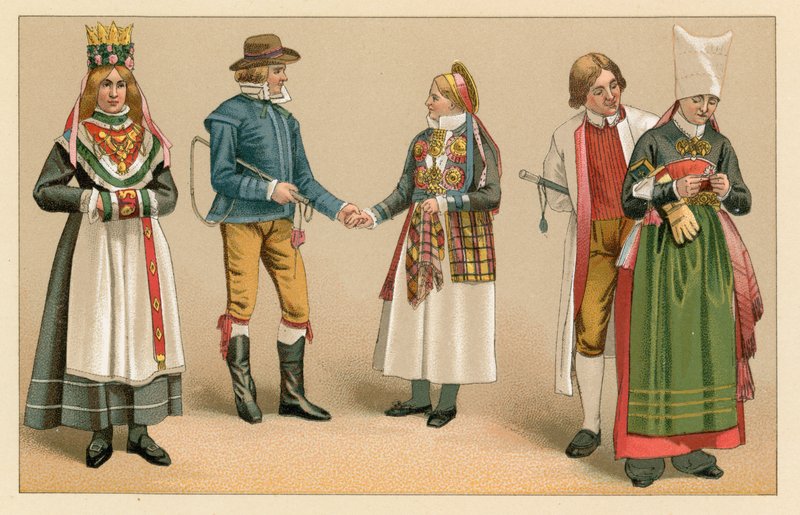 Costume svedese da French School