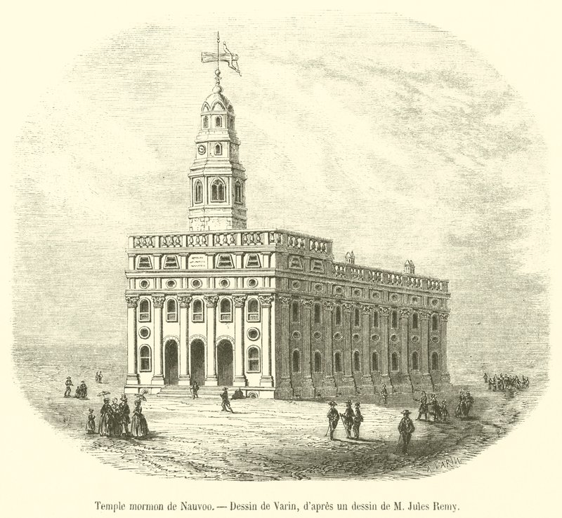 Tempio mormone di Nauvoo da French School