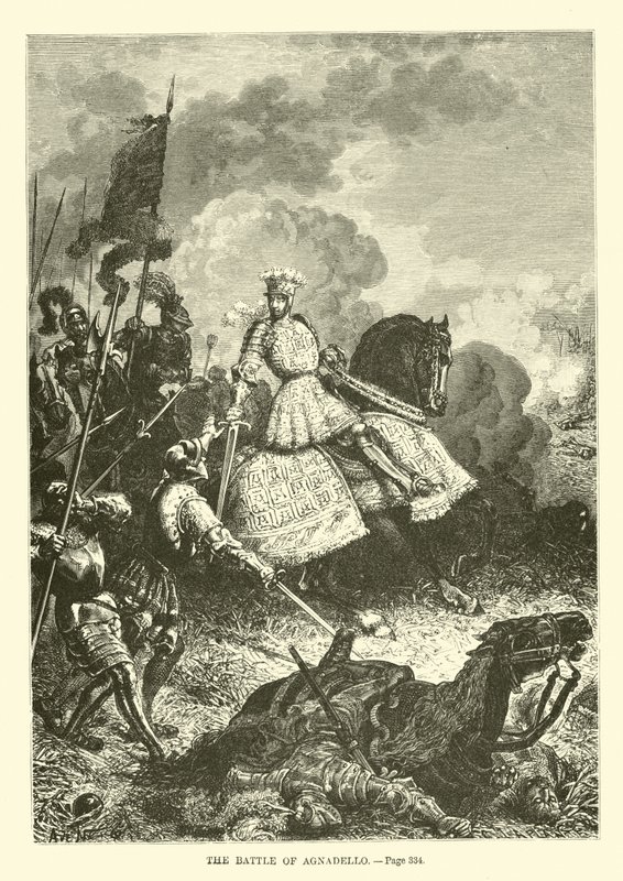 La battaglia di Agnadello da French School