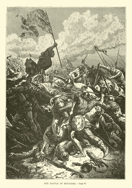 La Battaglia di Bouvines da French School
