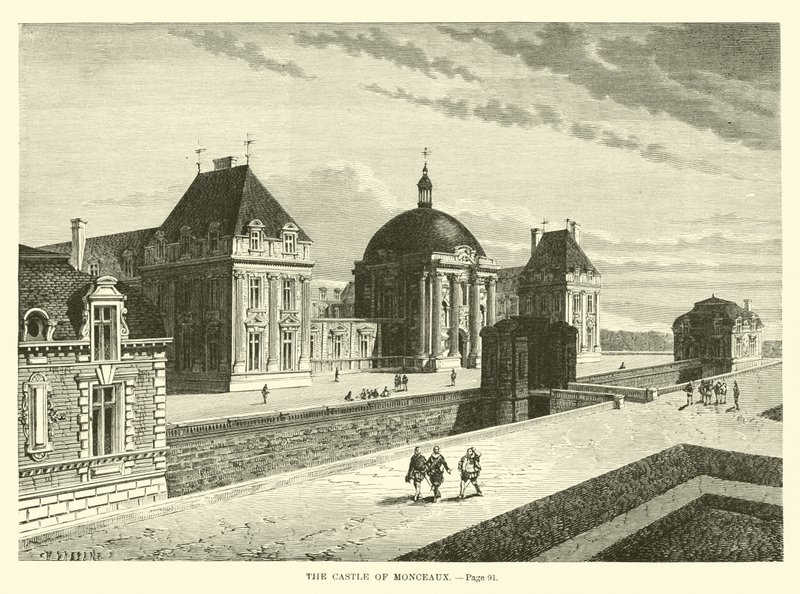 Castello di Monceaux da French School