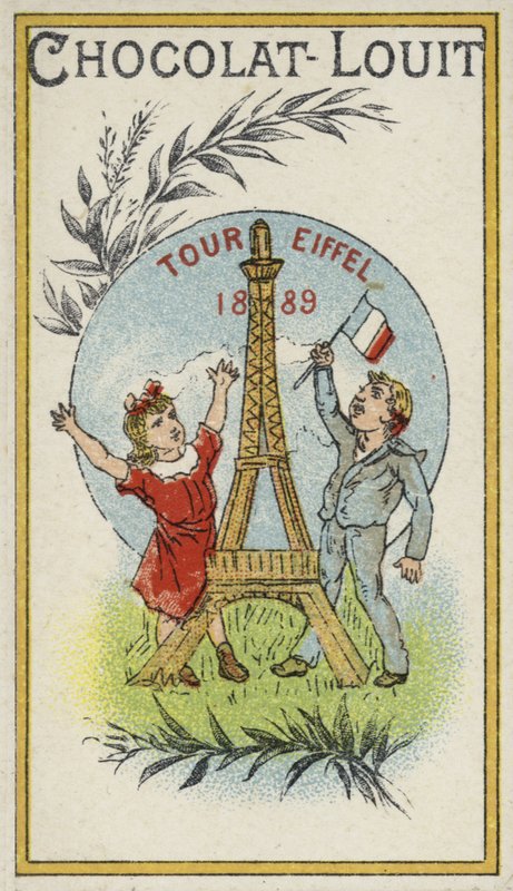La Torre Eiffel, 1889 da French School