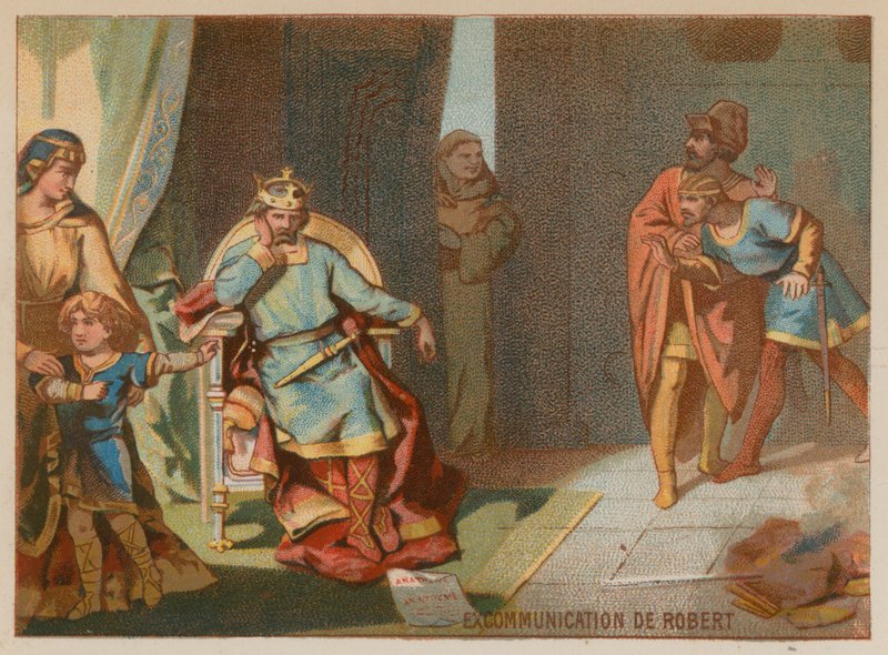La scomunica di Roberto II da French School