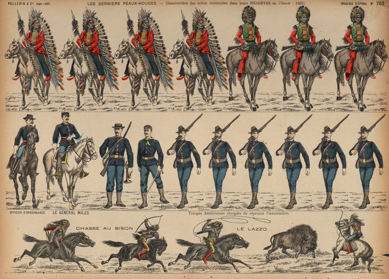 La Danza degli Spiriti, rivolta dei Lakota Sioux da French School