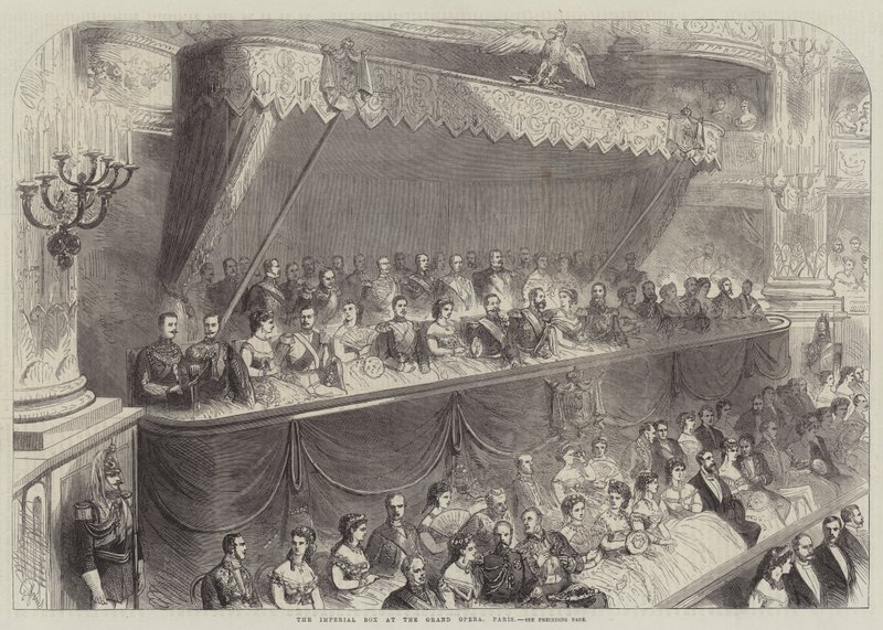 La Loggia Imperiale al Grand Opera di Parigi da French School
