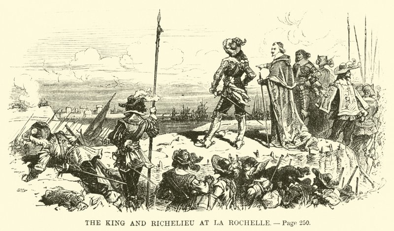 Il re e Richelieu a La Rochelle da French School
