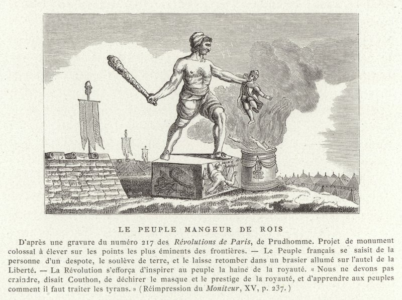 Il popolo, mangiatore di re da French School