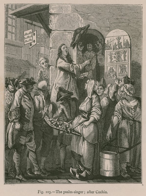 Il cantore di salmi da French School