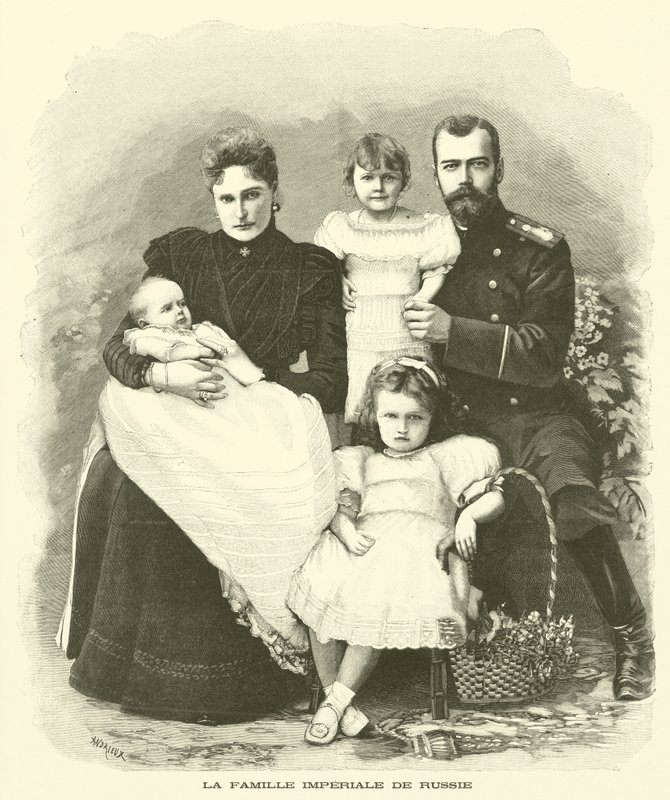 La famiglia imperiale russa da French School