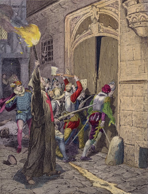 Il massacro del giorno di San Bartolomeo, Parigi da French School