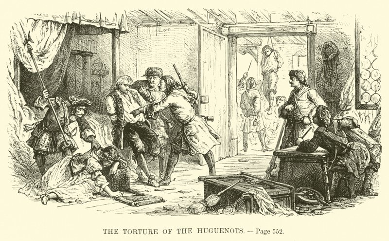 La Tortura degli Ugonotti da French School