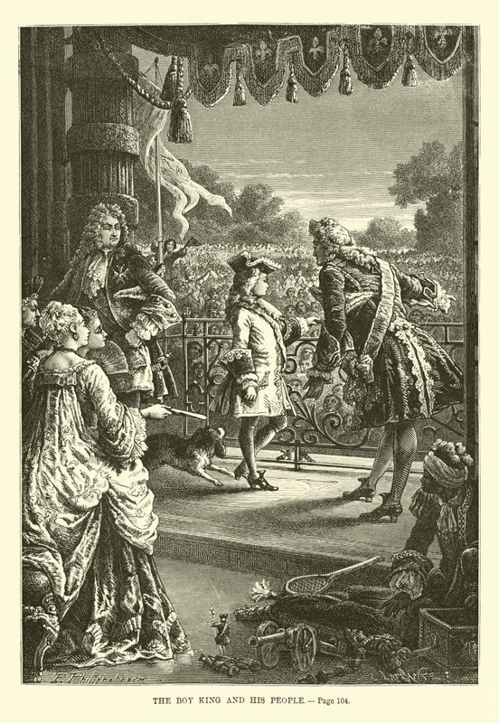 Il giovane Re e il suo popolo da French School