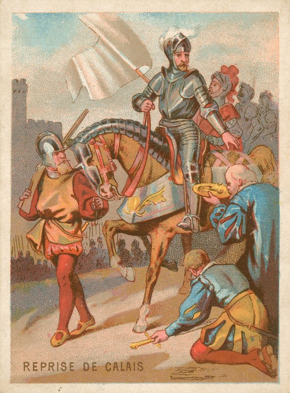 La cattura di Calais da parte di Re Enrico II di Francia da French School