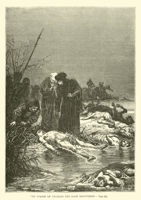 Il cadavere di Carlo il Temerario scoperto da French School