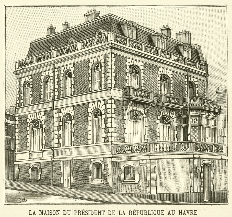 La casa del Presidente della Francia a Le Havre da French School