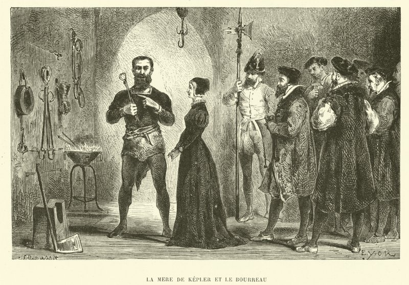 La madre di Johannes Kepler e il boia da French School