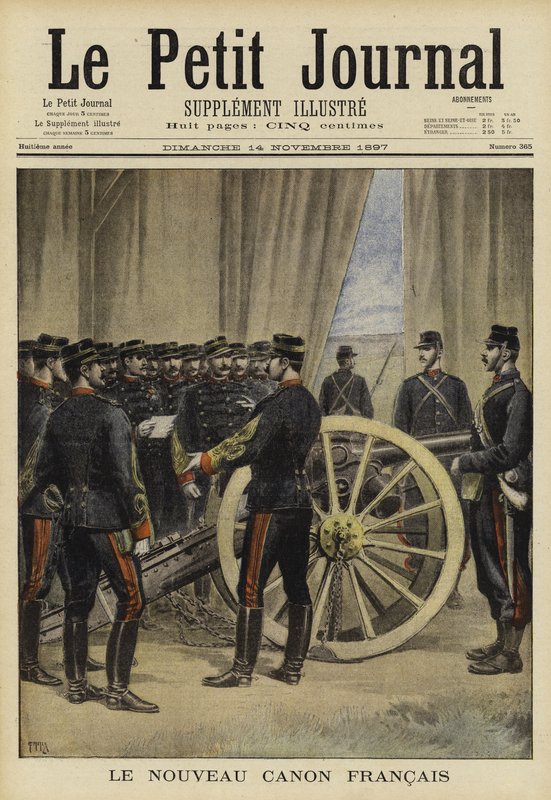 Il nuovo cannone francese, 1897 da French School