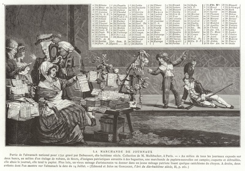 Il venditore di giornali da French School