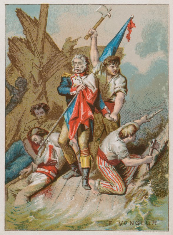 La nave Vendicatore del Popolo da French School