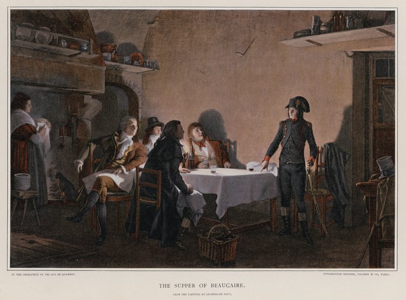 La cena di Beaucaire da French School