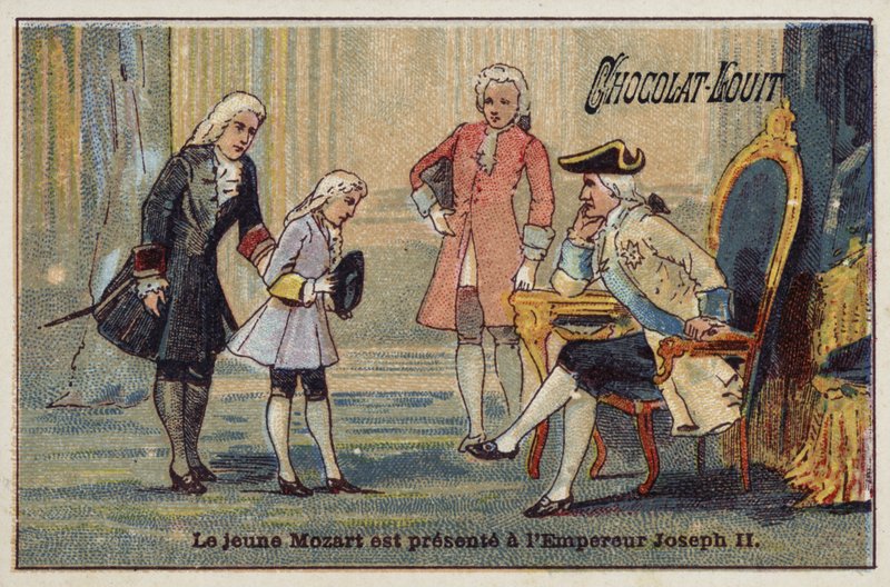 Il giovane Mozart è presentato all
