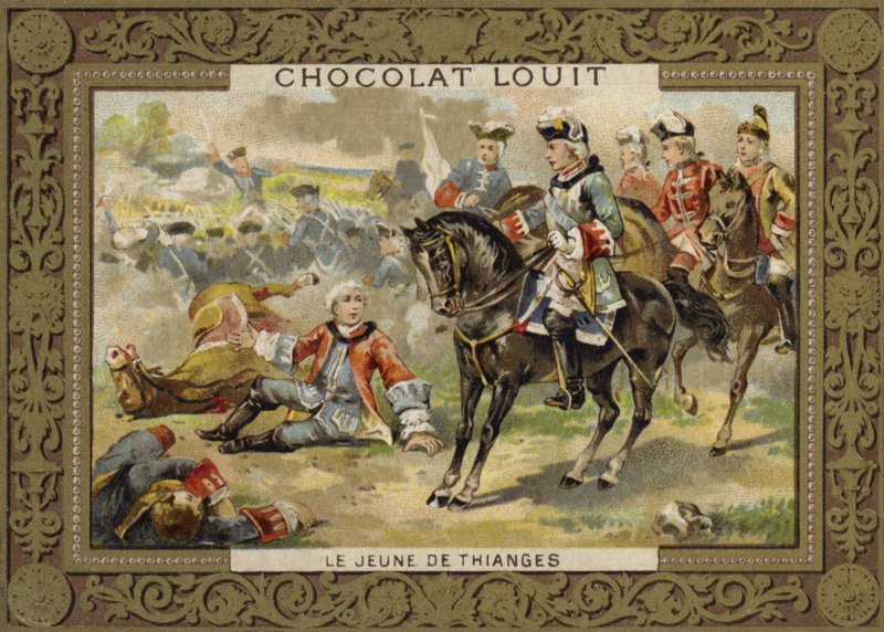 Il giovane de Thianges, soldato francese da French School