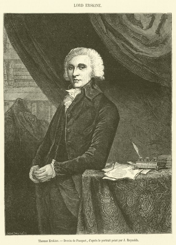 Thomas Erskine (incisione) da French School