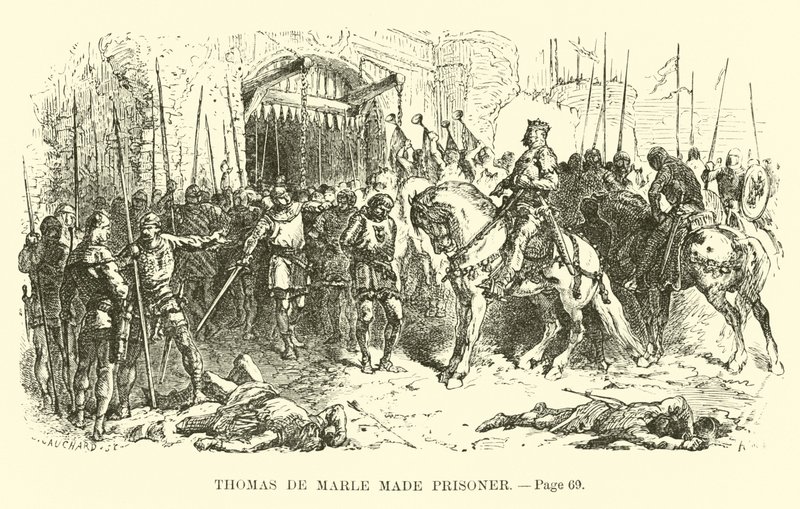 Thomas de Marle fatto prigioniero da French School