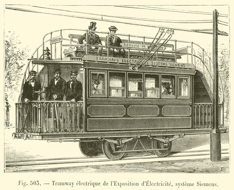 Tram elettrico dell