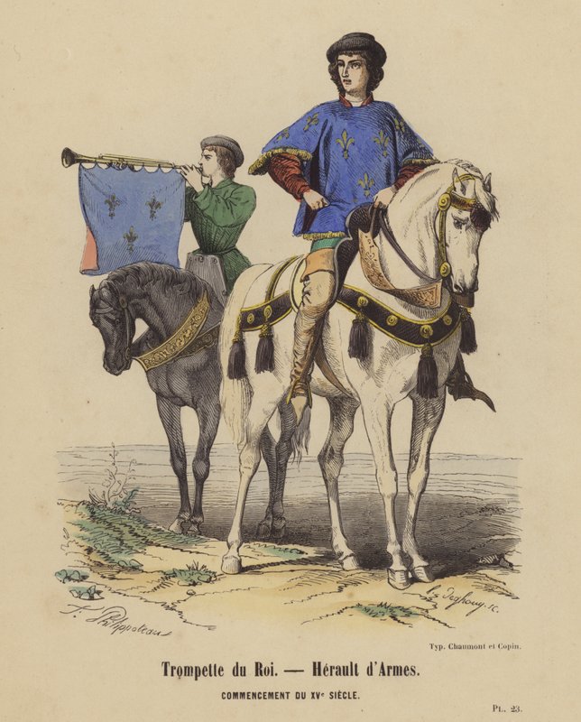 Trombettiere del Re, Araldo d