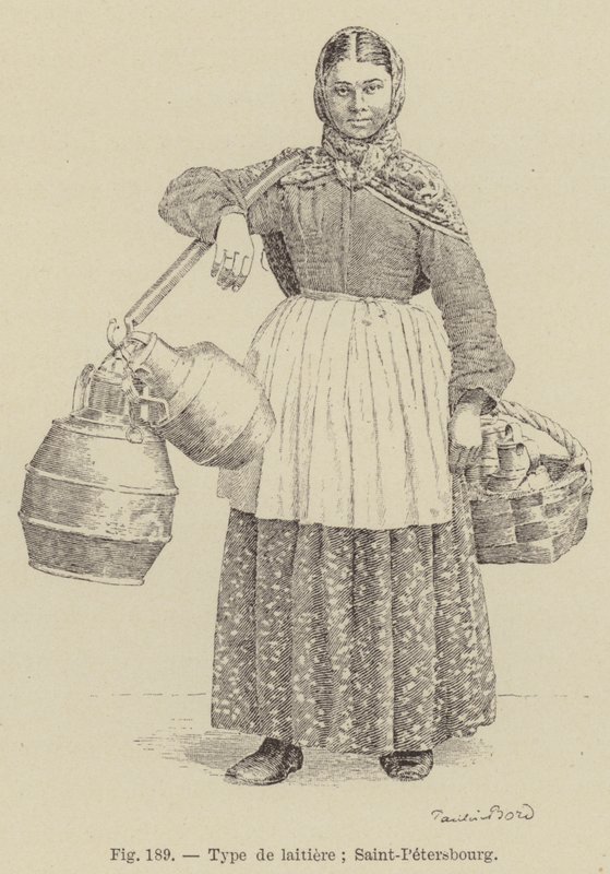 Tipo di lattaia; San Pietroburgo da French School