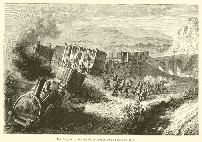 Un Episodio della Guerra Civile di Spagna da French School