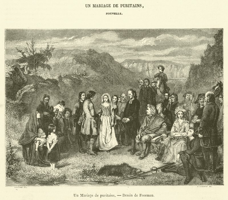 Un Matrimonio di puritani da French School