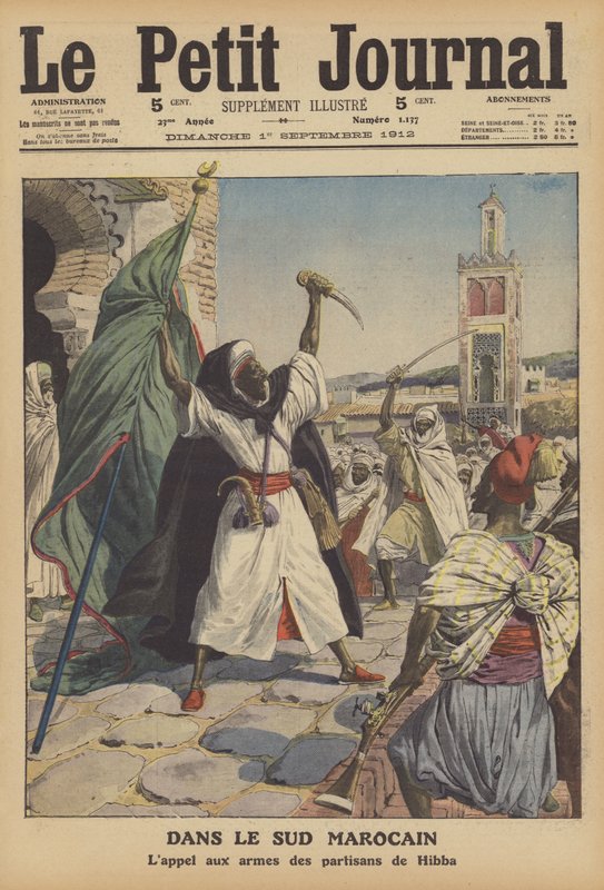 Rivolta nel sud del Marocco da French School
