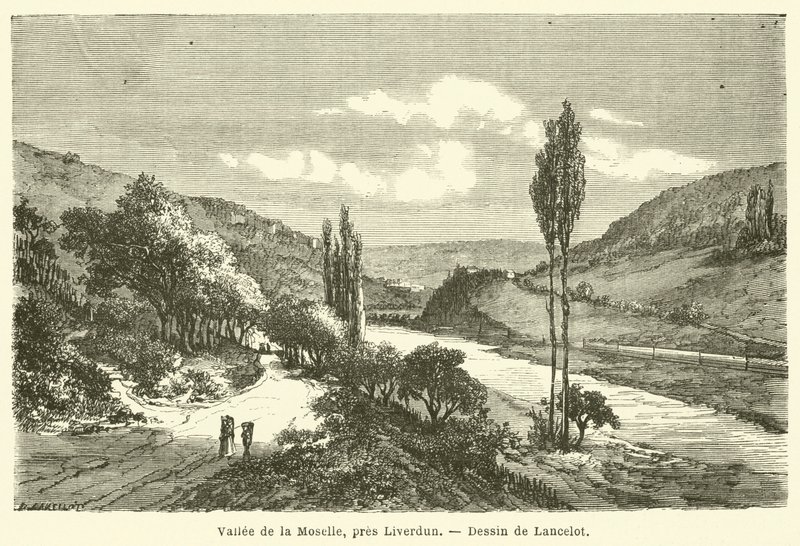 Valle della Mosella, presso Liverdun da French School