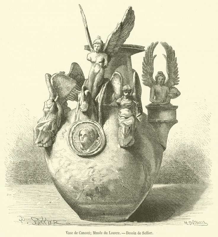 Vaso di Canosa, Museo del Louvre da French School