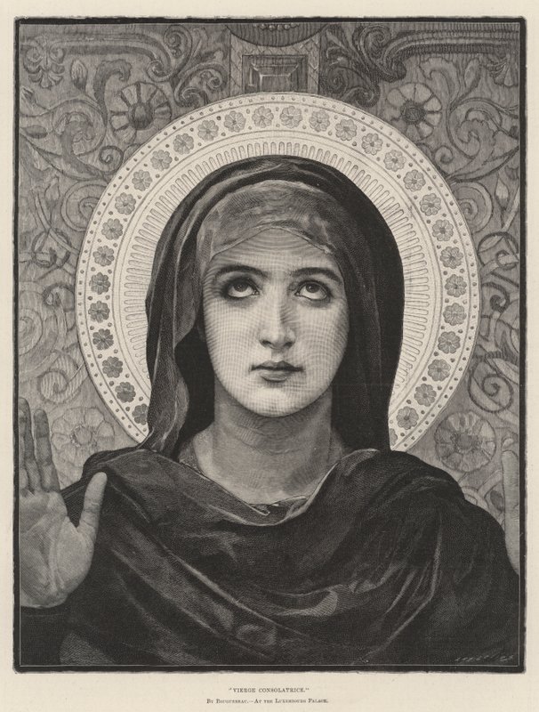 Vierge Consolatrice, al Palazzo del Lussemburgo da French School