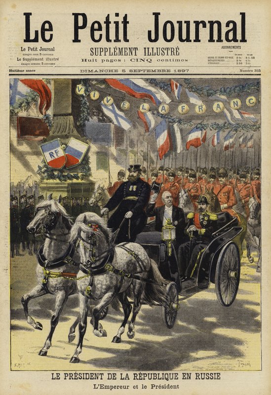 Visita del Presidente francese Félix Faure in Russia, 1897 da French School