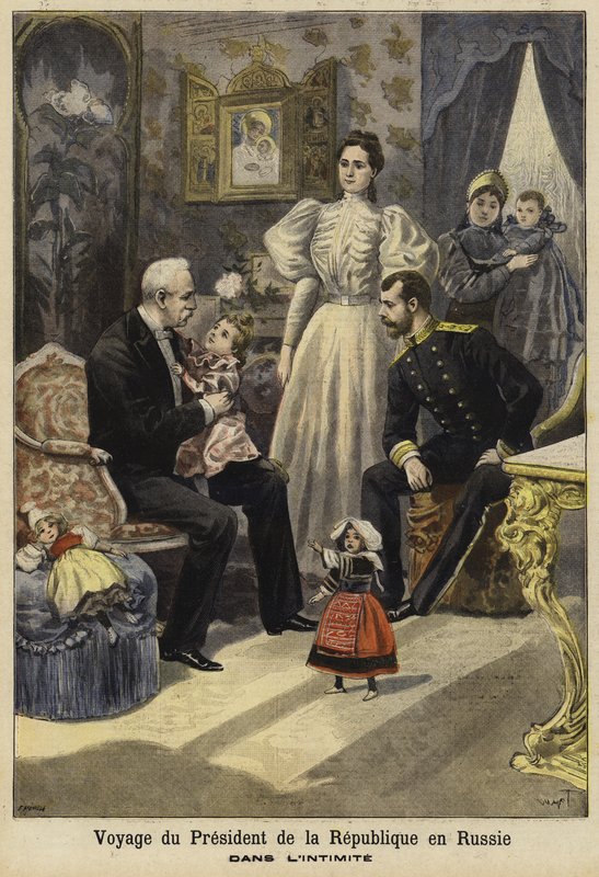 Visita del Presidente francese Félix Faure in Russia, 1897 da French School