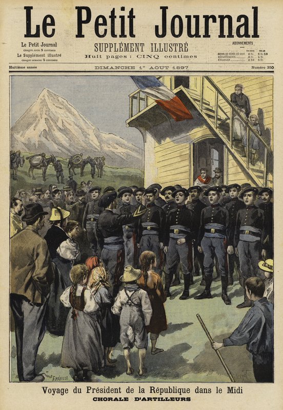 Visita del Presidente francese Felix Faure nel Midi, 1897 da French School