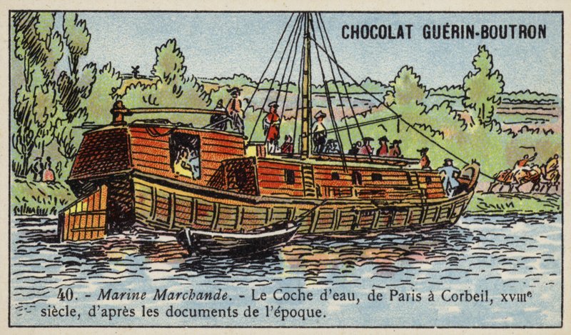 Battello da Parigi a Corbeil da French School