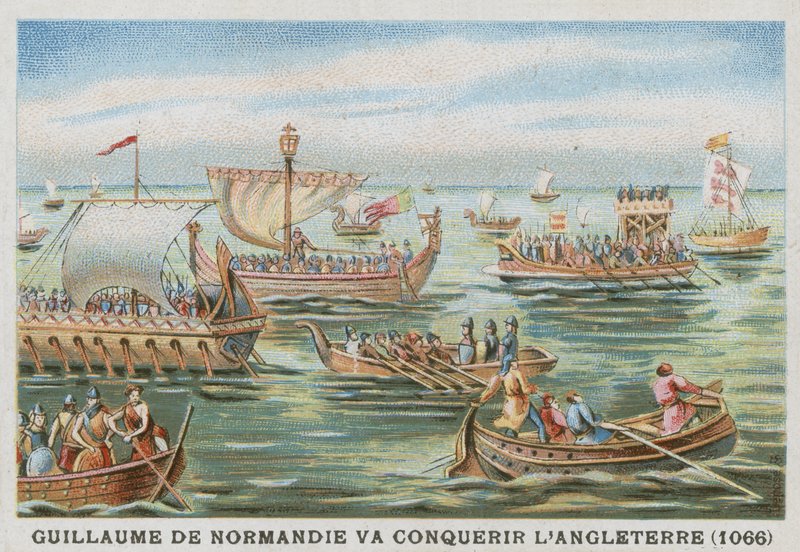 Guglielmo il Conquistatore in viaggio per conquistare l